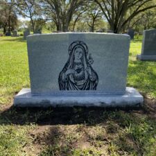Virgin Mary Emblem Carving