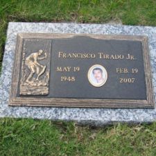 Stainless steel photo memorial