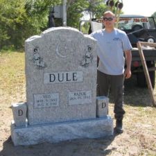 Large family monument Royal Palm Cemetery