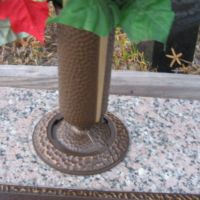 hammered vase