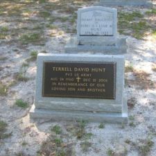 Slant monument with free VA memorial