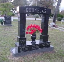 Custom pillar monument