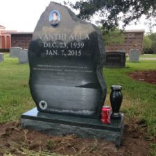 Evergreen granite Calvalry Catholic