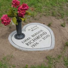 Flat heart marker