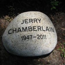 Round garden stone