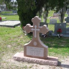 Salisbury pink orthodox cross