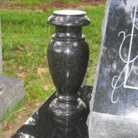 round black vase
